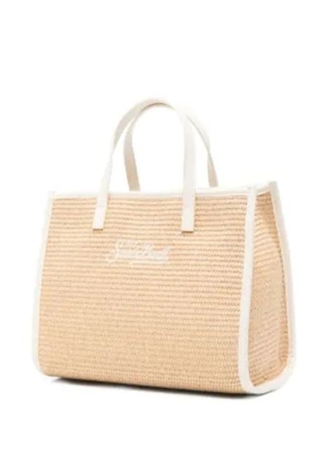 Borsa Media in paglia SAINT BARTH | VVID001 VIVIAN MID STRAW1110 EMB